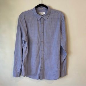 Calvin Klein Button Down Slim Fit Long Sleeved Shirt